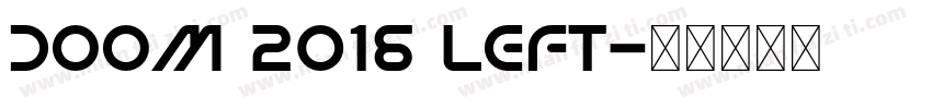 Doom 2016 Left字体转换